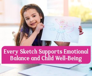 How drawing improves emotional expression in children