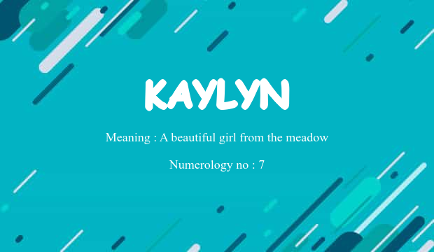 Kaylyn Name Sticker Kaytlyn Name