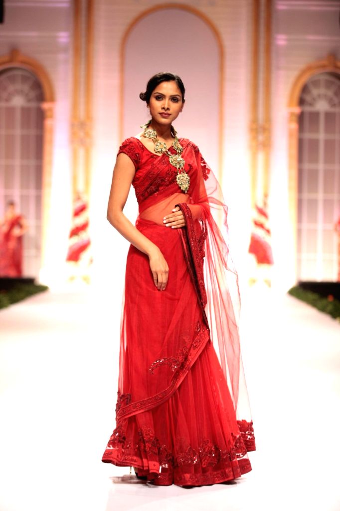 Designer Pallavi Jaikishan show at India Bridal Fashion Week