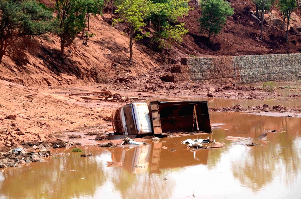 Hindalco caustic pond collapse