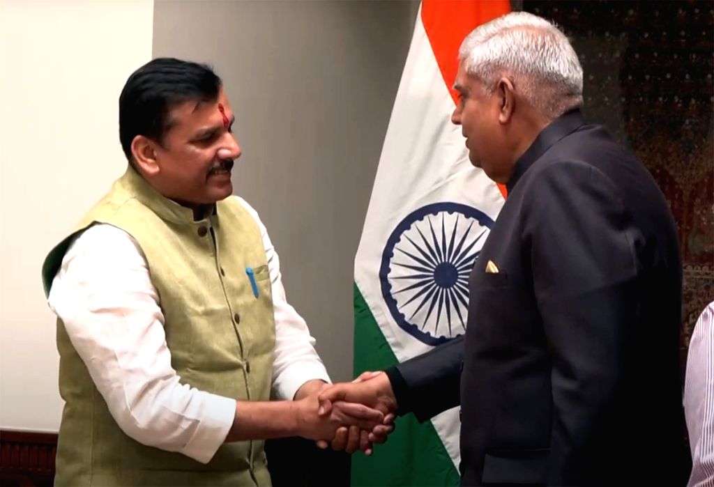 Aam Aadmi Party leader Sanjay Singh takes oath as Rajya Sabha member ...