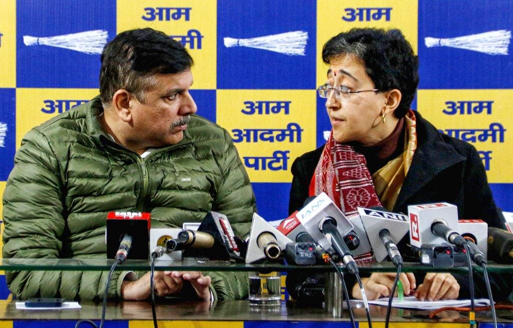 AAP Leaders address a press conference
