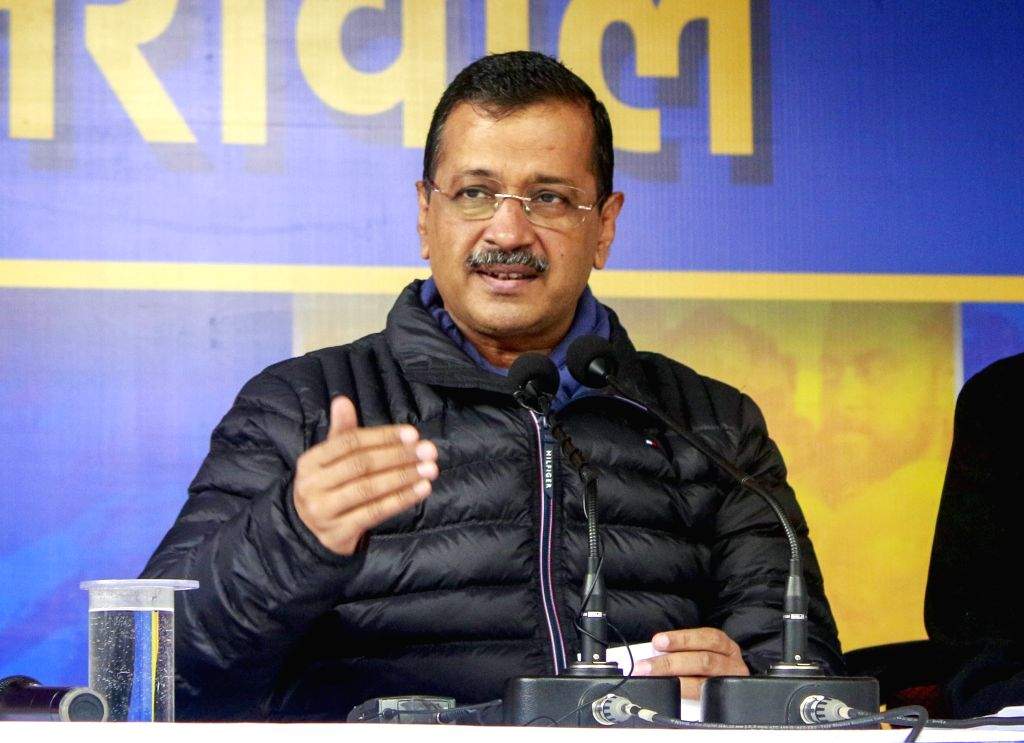 AAP leaders address a press conference