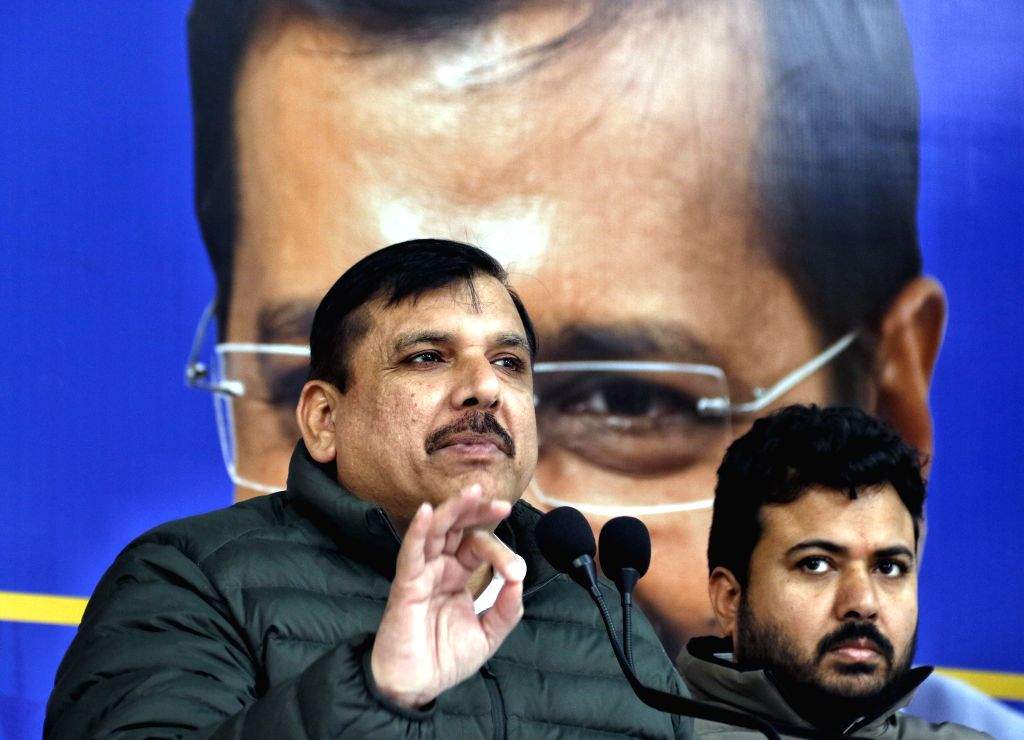 AAP leaders address a press conference