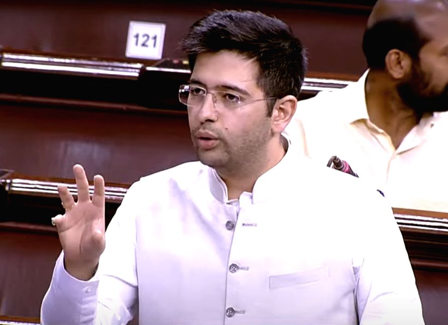 AAP MP Raghav Chadha speaks in Rajya Sabha