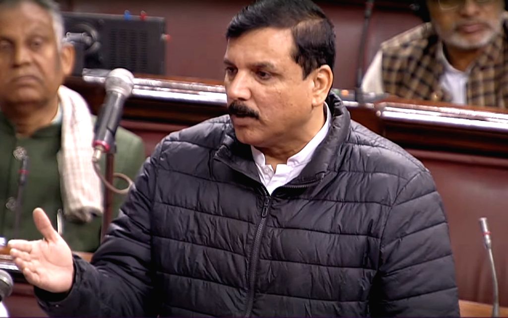 AAP MP Sanjay Singh speaks in Rajya Sabha