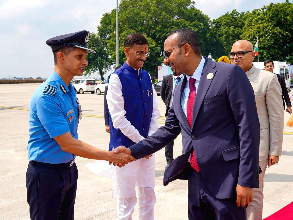 Abiy Ahmed Ali departs after BRICS Summit - New Delhi, Ethiopian Prime Minister Abiy Ahmed Ali, Abiy Ahmed Ali, Ethiopia, 18th BRICS Summit, BRICS Summit, departure, aircraft, boarding, BRICS India 2026, diplomatic visit