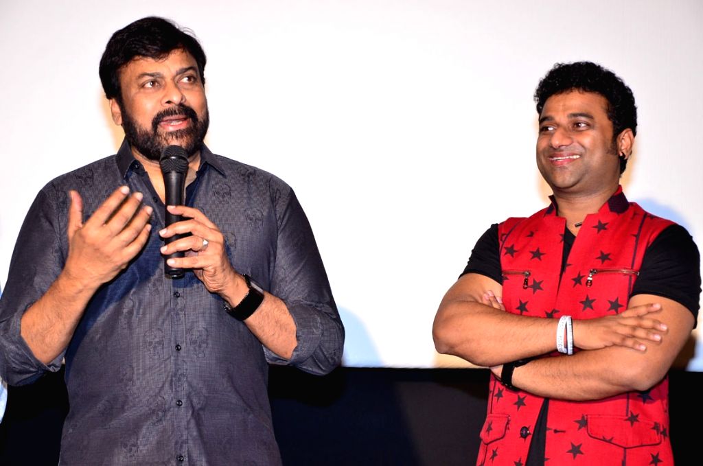 Chiranjeevi during DSP Australia - Newzealand Tour Promo Video Launch