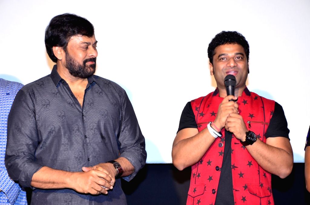 Chiranjeevi during DSP Australia - Newzealand Tour Promo Video Launch