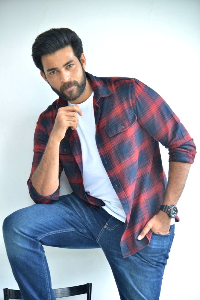 Actor Varun Raj Varun Tej during a interview