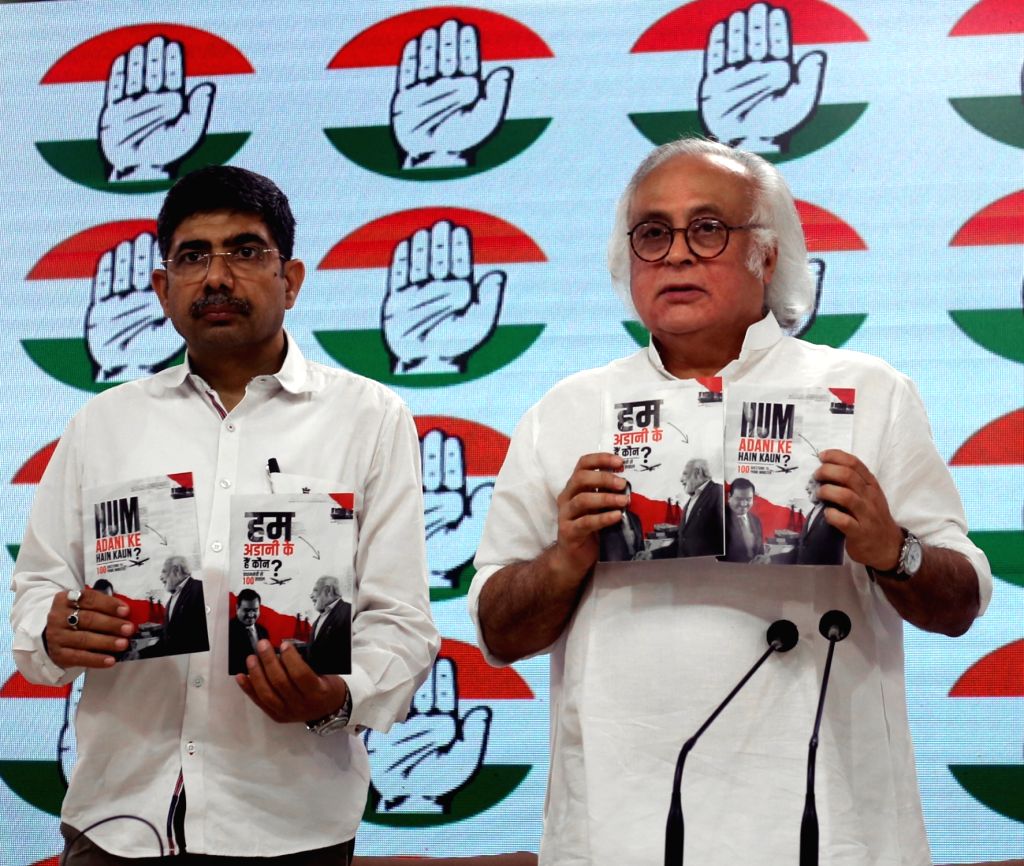 AICC General Secretary Jairam Ramesh during a press conference