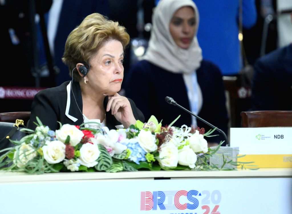An expanded meeting of BRICS heads of delegation during the 16th BRICS