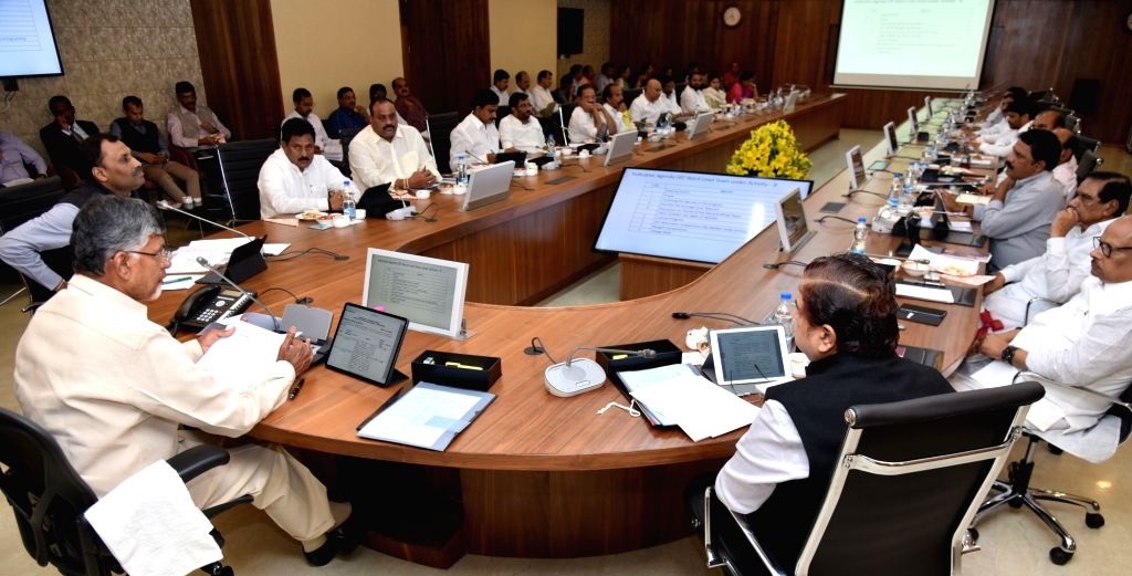Andhra CM meets ministers