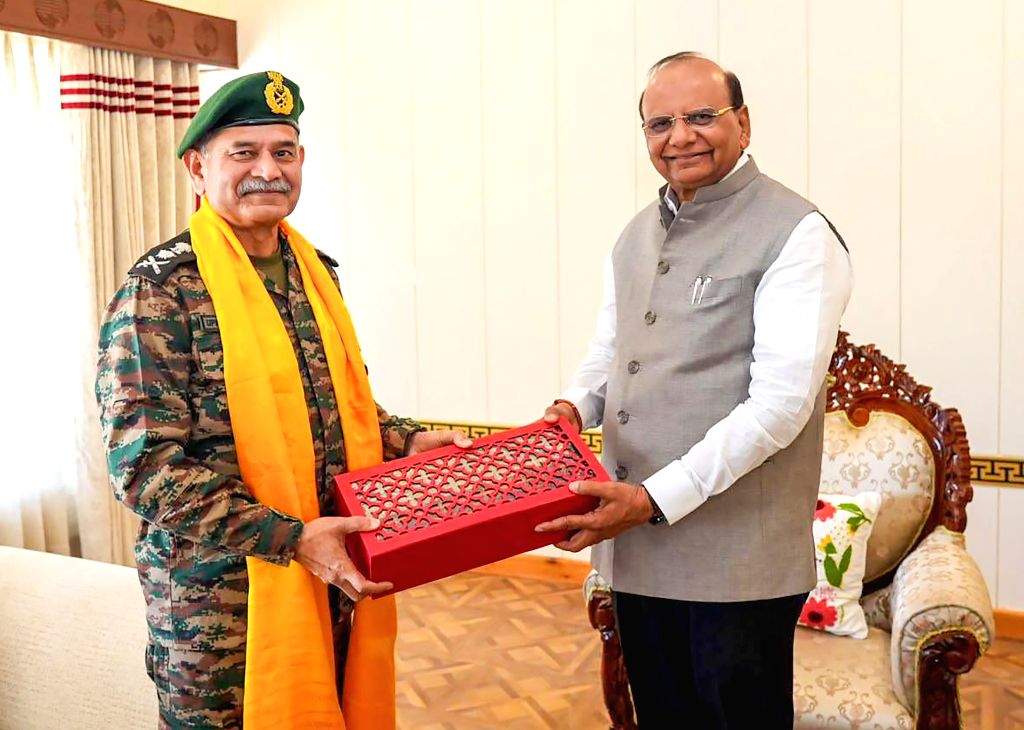 Army Chief Gen Upendra Dwivedi meets LG of Ladakh