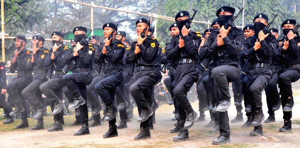 Assam Police commandos take part in rehearsals for the Republic Day ...