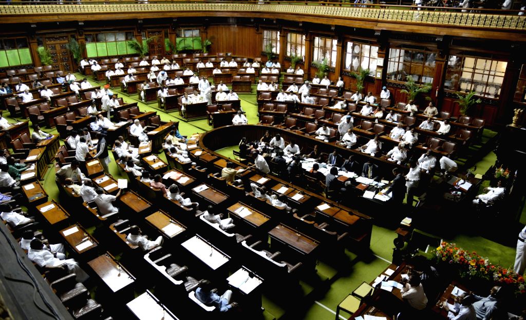 Assembly session at Vidhana Soudha in Bengaluru