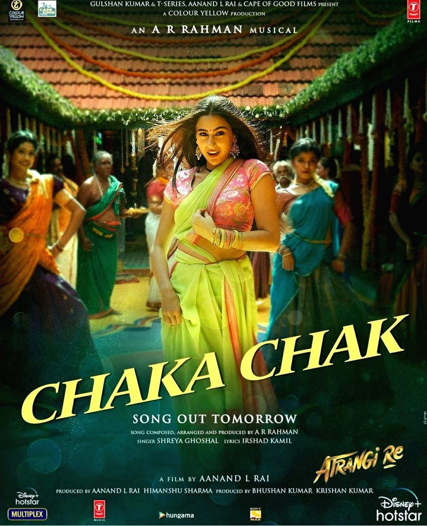Tere Rang Sara Ali Khan shares glimpse of first song from 'Atrangi Re'