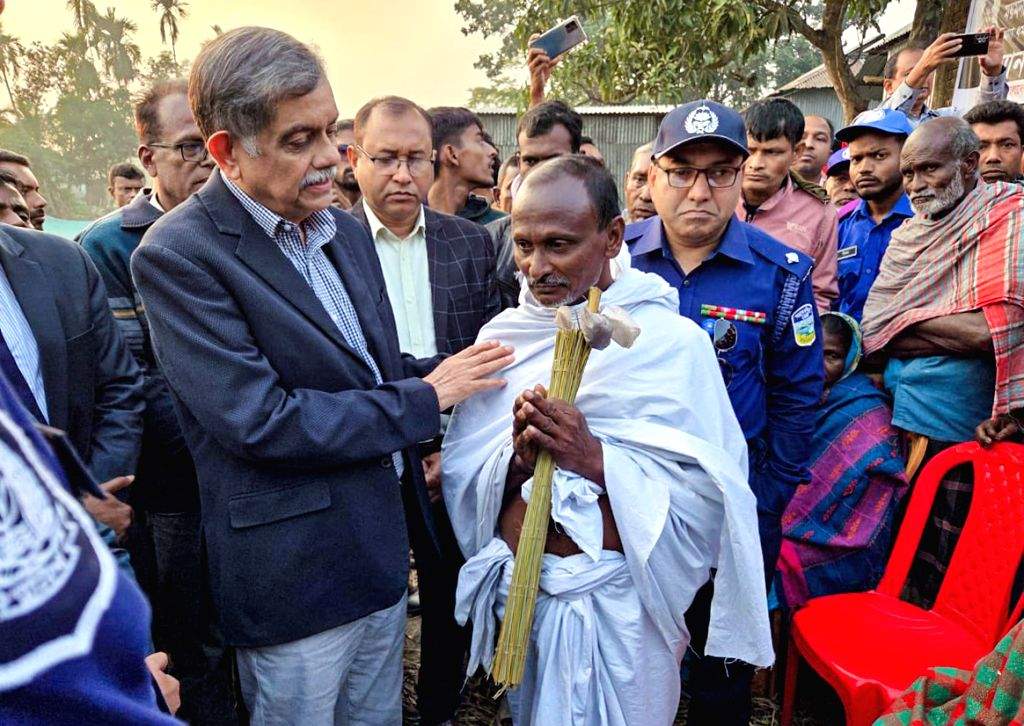 Bangladesh Education Adviser visits family of Dipu Chandra Das