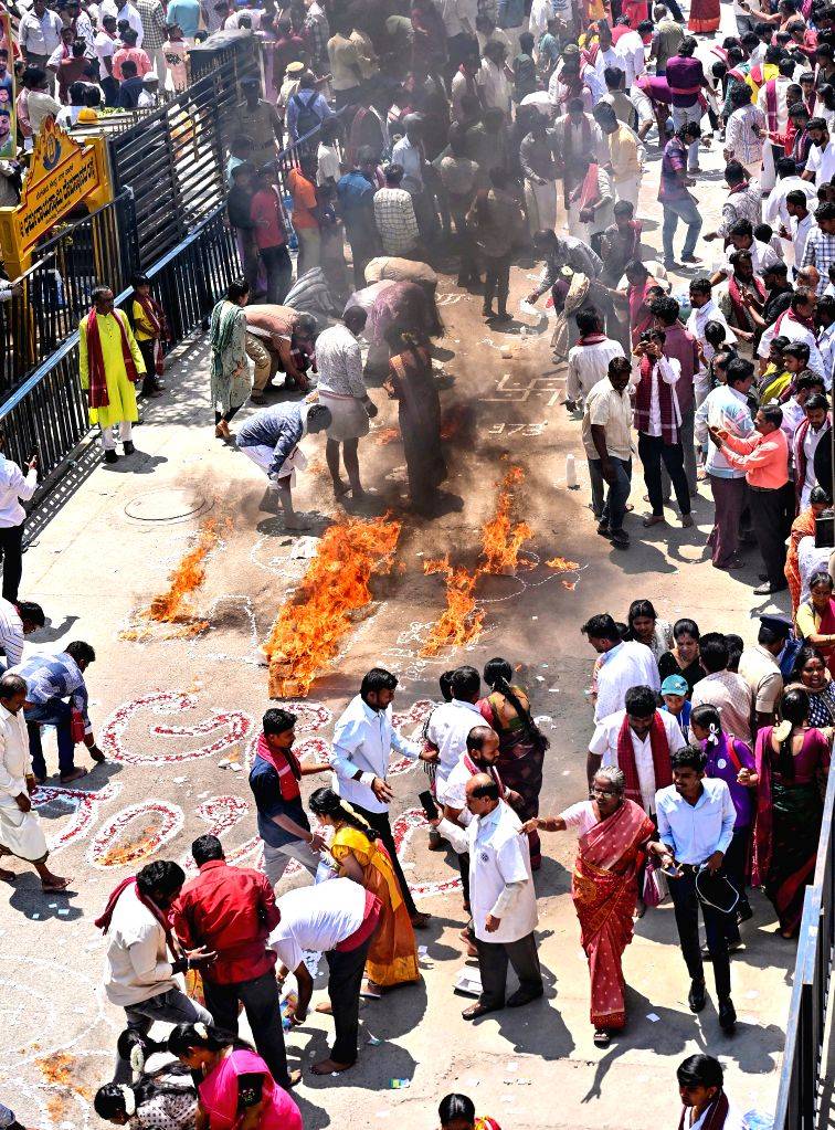 Tigala Bengaluru Karaga Festival Celebrations at Dharmaraya Temple