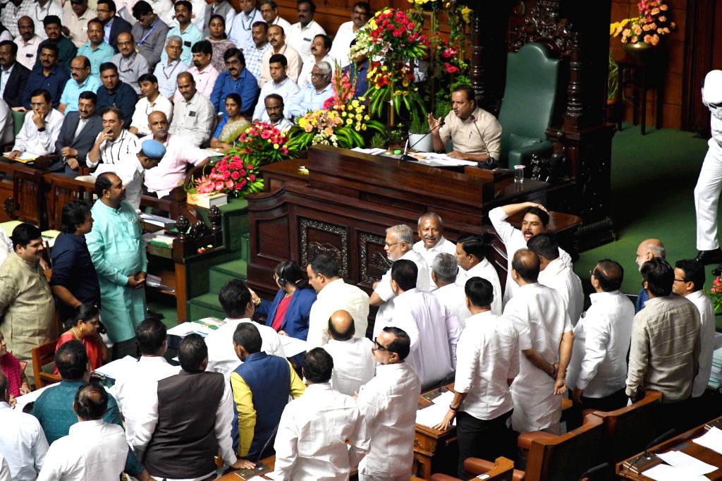 Bengaluru : Karnataka assembly session at Vidhana Soudha