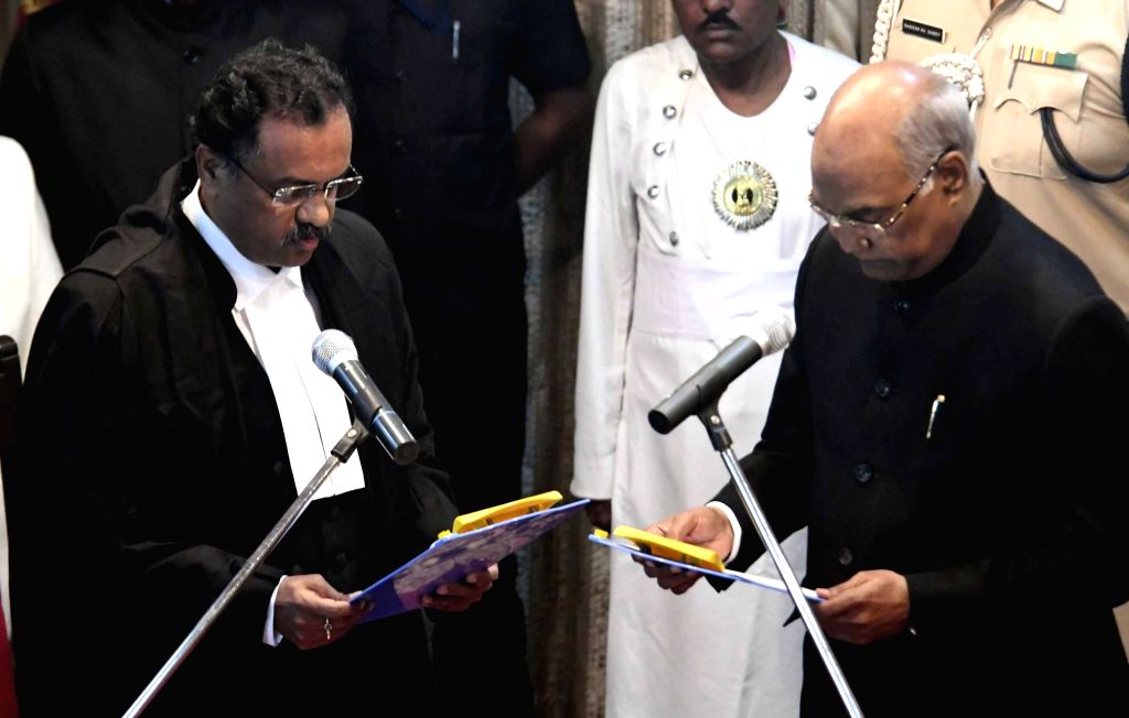 Justice Rajendra Menon sworn-in as Chief Justice of Patna High Court