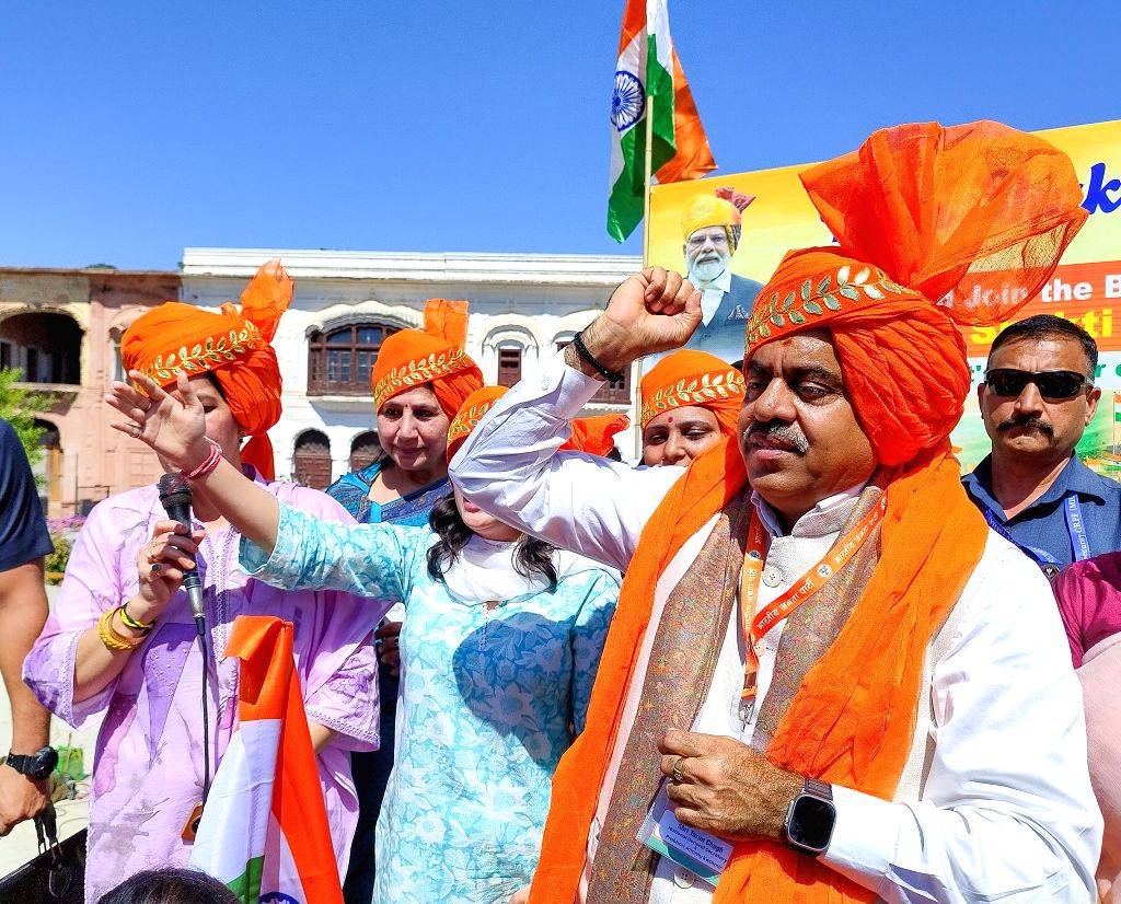 Bike rally in support of Nari Shakti Vandan Adhiniyam