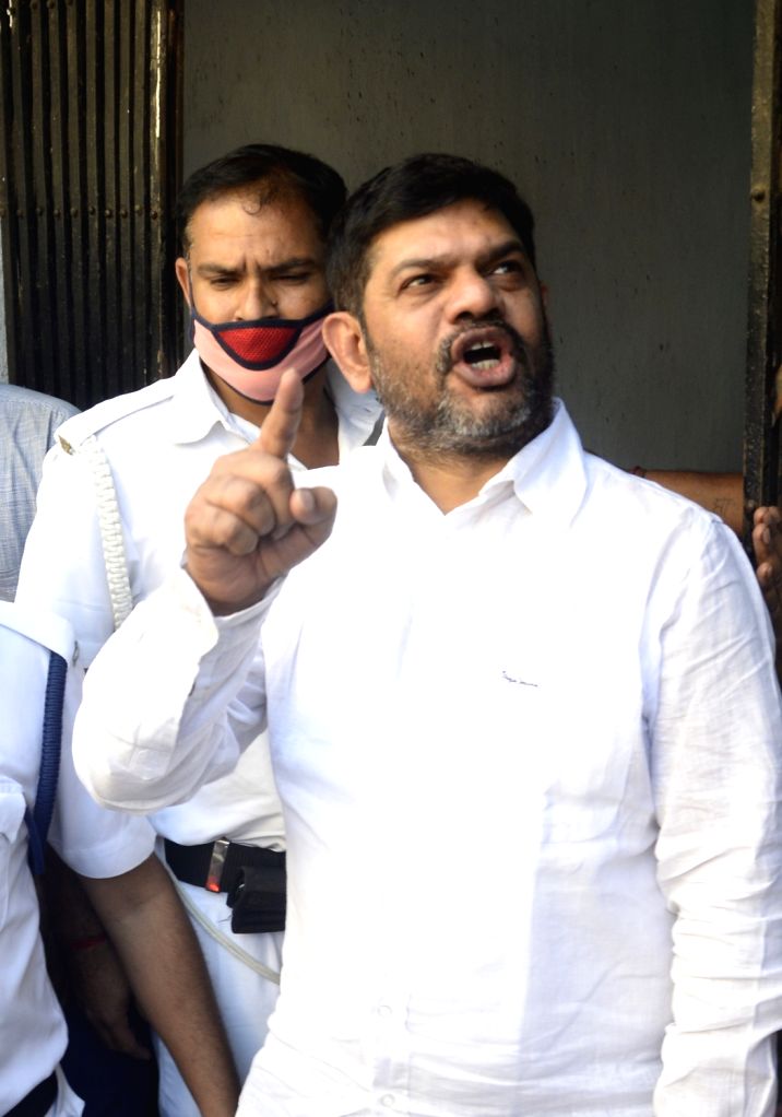 BJP leader Rakesh Singh was produced at local court in Kolkata on ...