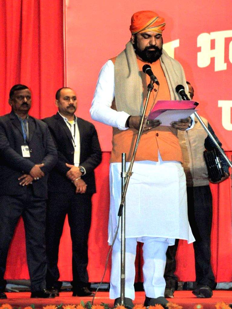BJP Leader Samrat Choudhary Takes Oath As Bihar Deputy Chief Minister 