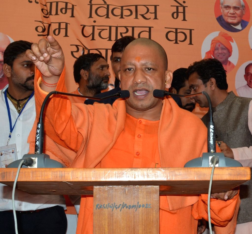 Yogi Adityanath during BJP programme
