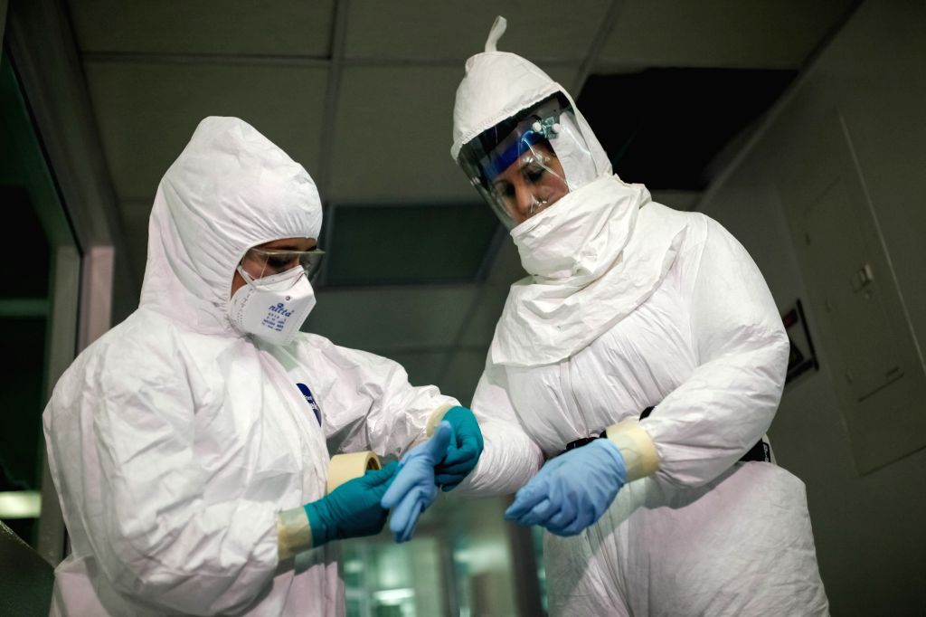 Biological Protection System A display of the use of a B3 suit of biological protection