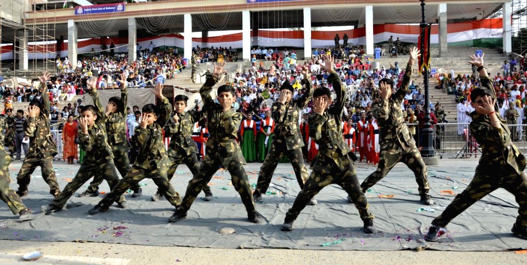 BSF soldiers perform