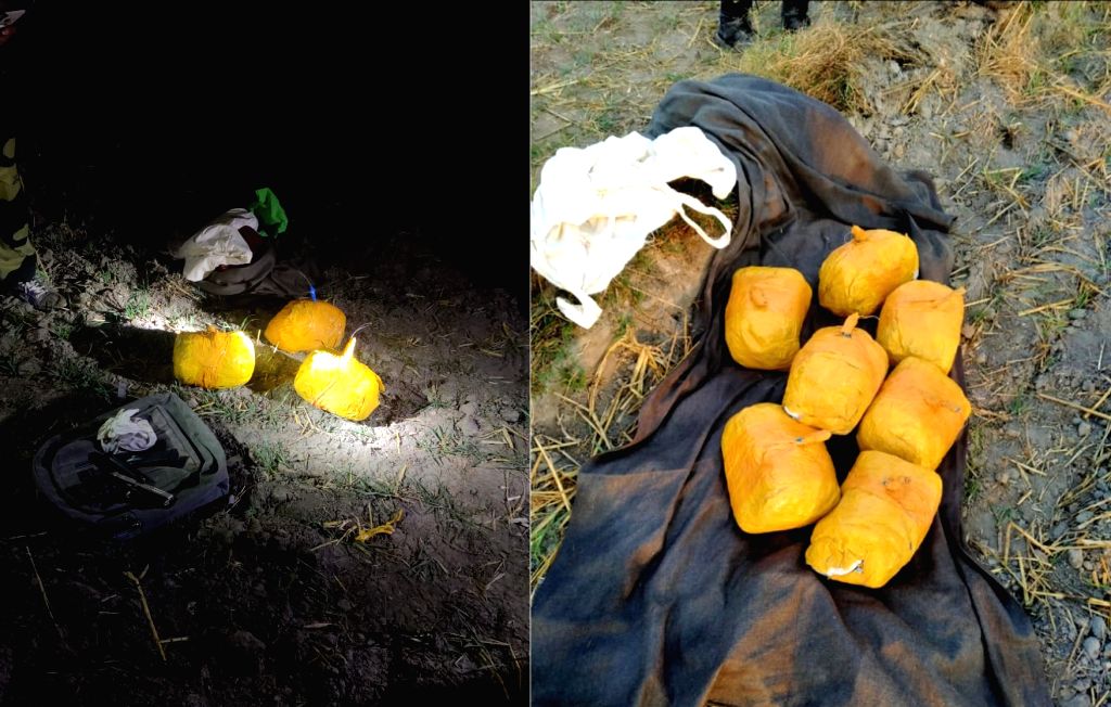 BSF seizes 27 kg heroin dropped by Pakistani drone in Punjab