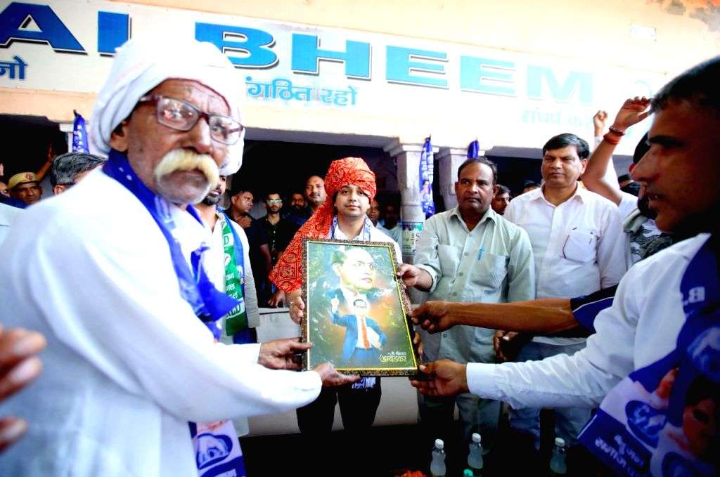 BSP National Coordinator Akash Anand meets with the Koli community