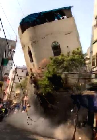 Free photo : Building collapsed in Delhi