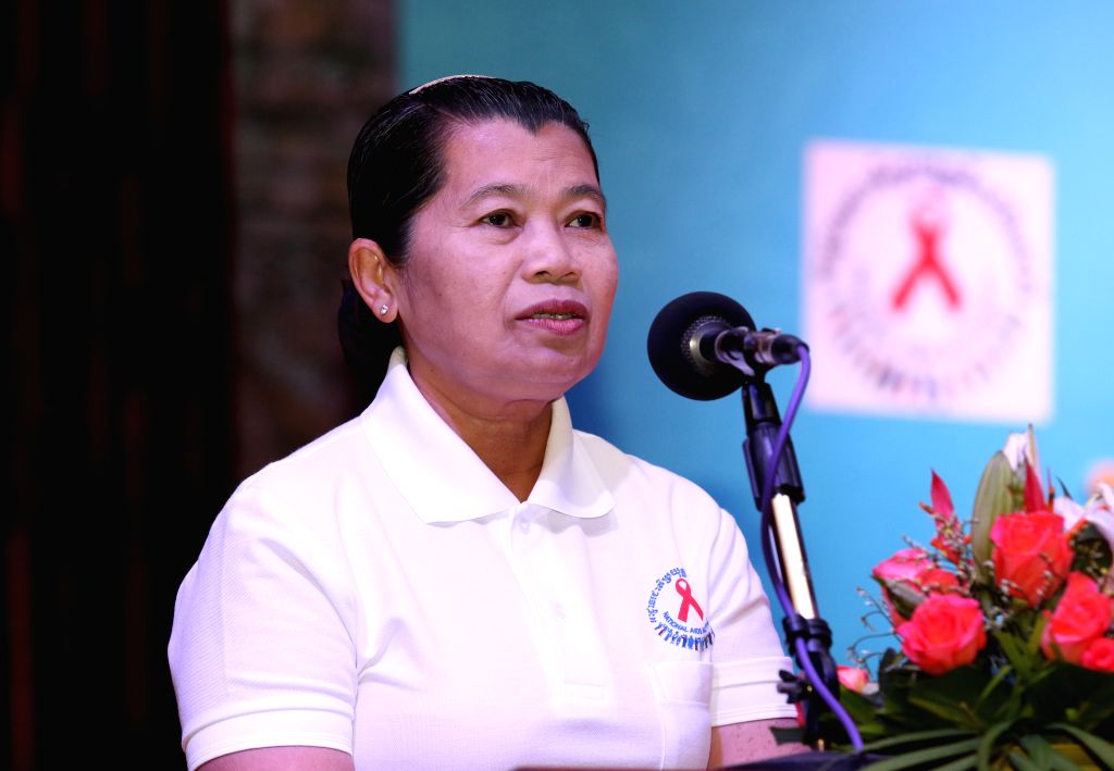 Sam An CAMBODIA-PHNOM PENH-DEPUTY PM-WORLD AIDS DAY