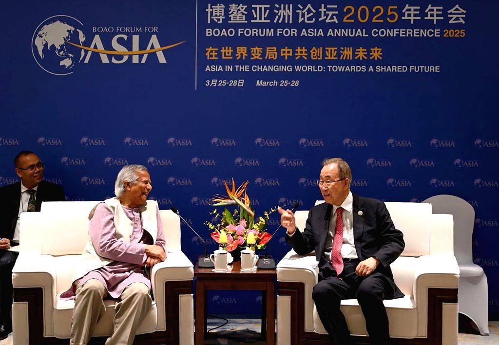 Chairman of the Boao Forum for Asia Ban Ki-moon, meets Chief Adviser of ...