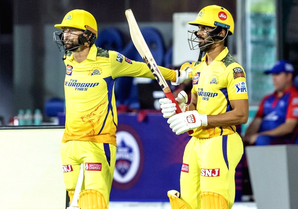 Chennai : Chennai Super Kings' Ruturaj Gaikwad and Devon Conway