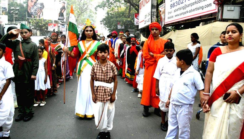 Child Subhas Children celebrate Netaji Subhas Chandra Bose's birth anniversary at ...