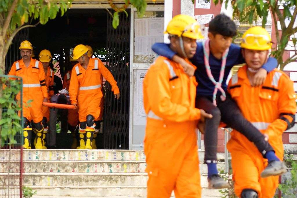 Civil Defence Mock Air Raid Exercise Conducted