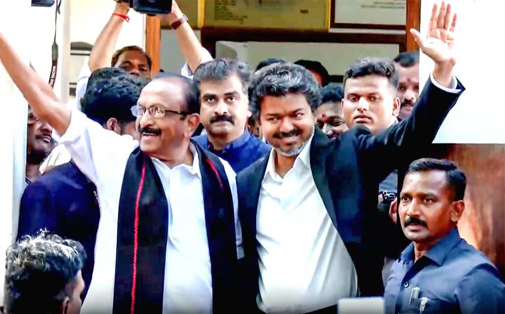 CM Joseph Vijay meets MDMK General Secretary Vaiko
