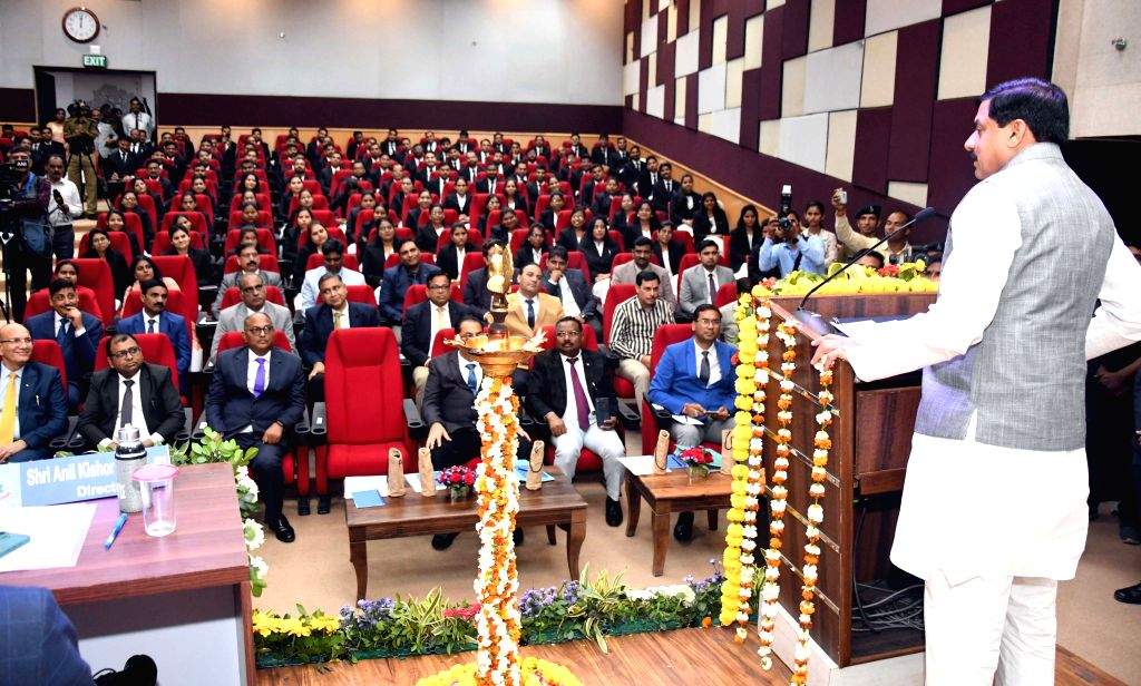 CM Mohan Yadav during the inauguration of training program for new ...