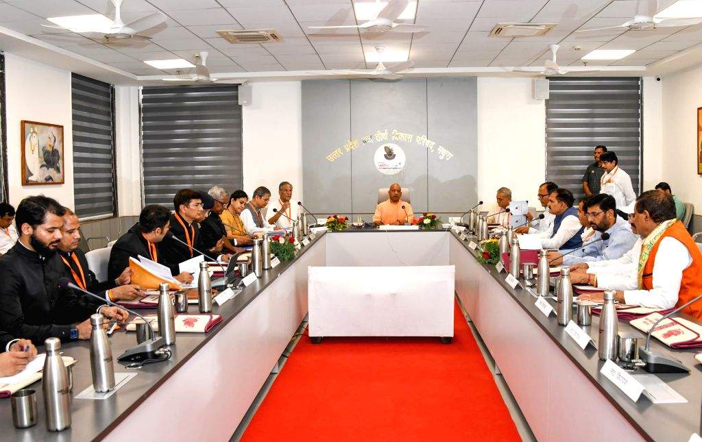 CM Yogi Adityanath chairs a meeting of 'Uttar Pradesh Braj Teerth Vikas ...