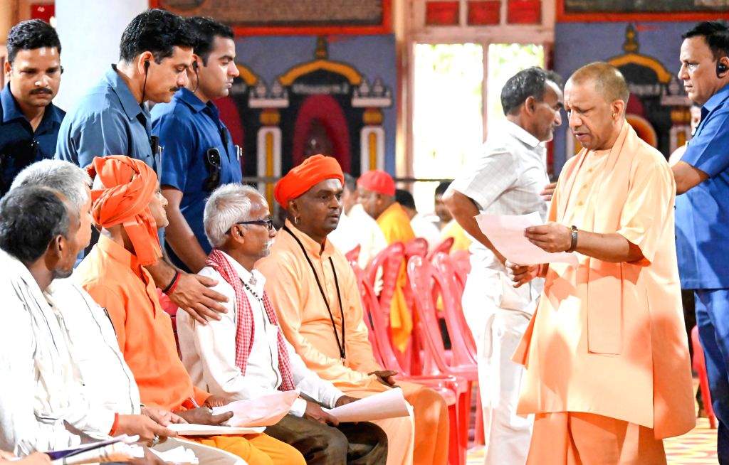 CM Yogi Adityanath Holds Janata Darshan at Gorakhnath Mandir