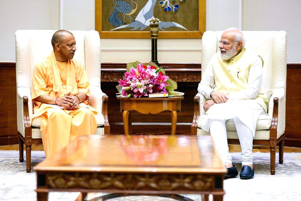 CM Yogi Adityanath meets PM Narendra Modi