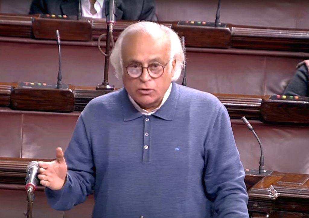 Congress MP Jairam Ramesh speaks in Rajya Sabha