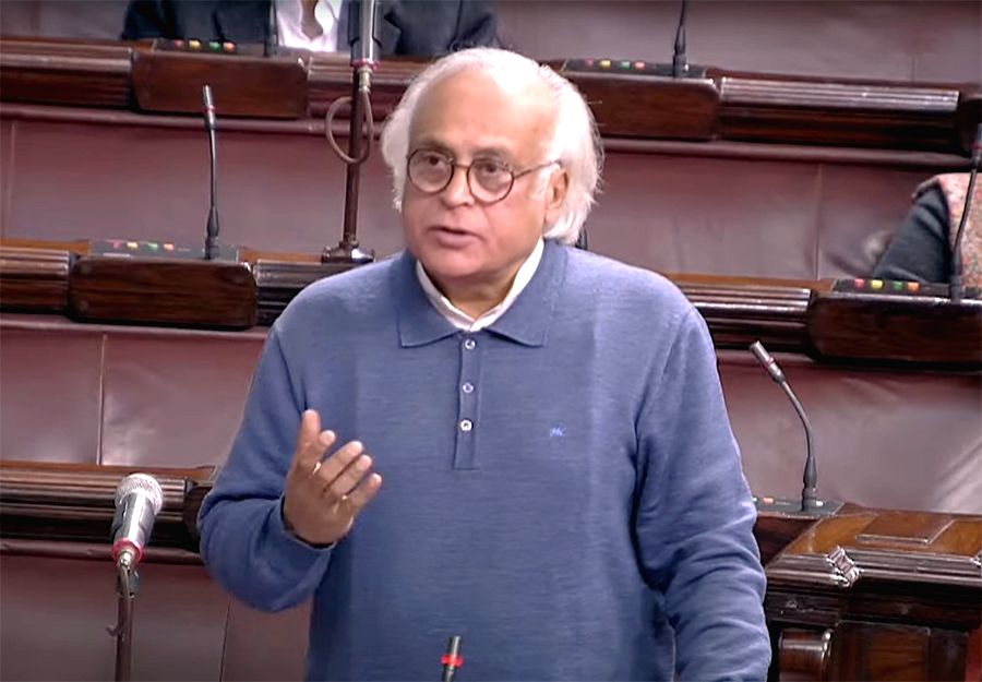 Congress MP Jairam Ramesh speaks in Rajya Sabha
