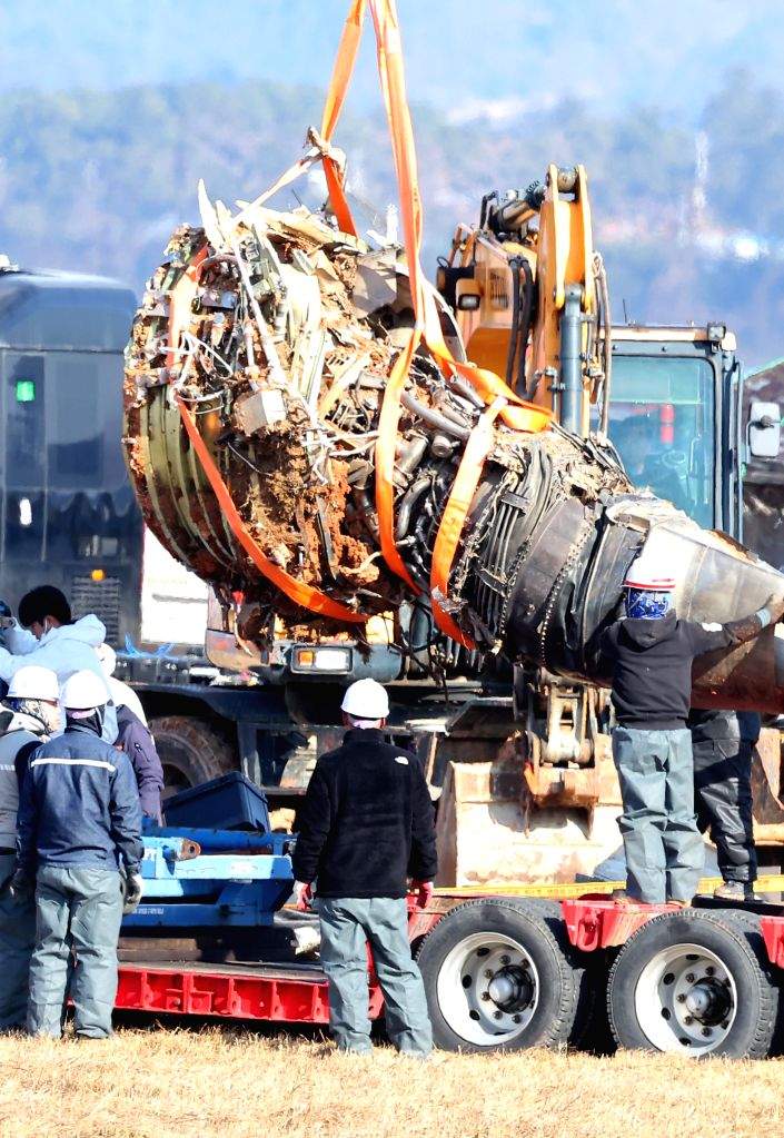 Crashed plane's engine salvaged at Muan airport