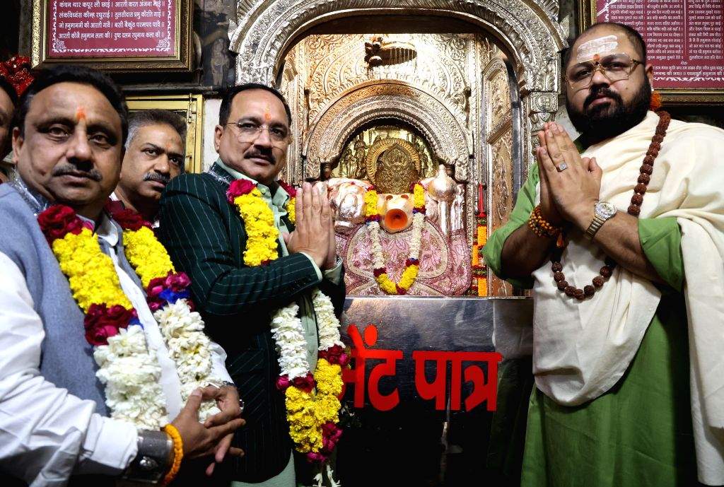 Delhi BJP President Virendra Sachdeva offers prayers at Narsingh ...