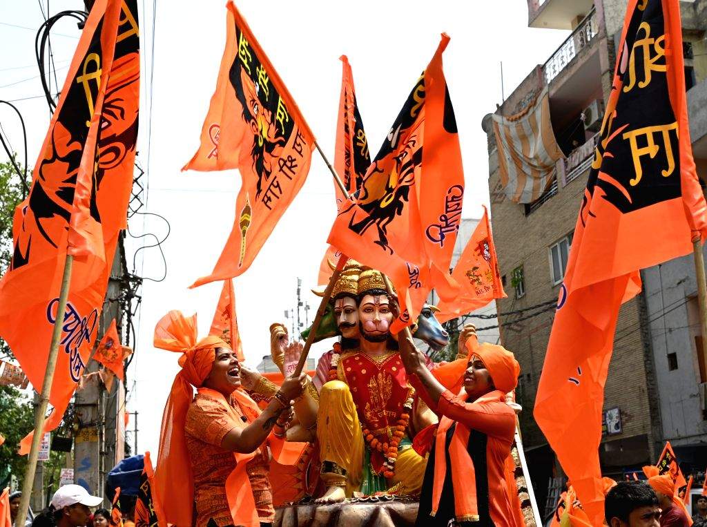 Raan Procession Devotees participate in a religious procession on the occasion of ...