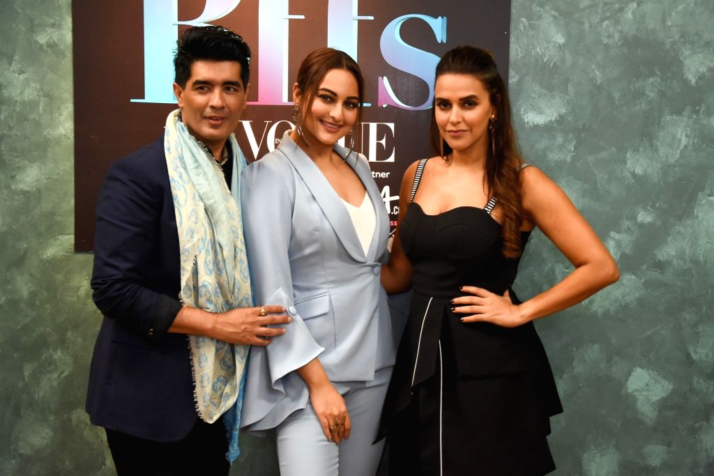 Vogue BFFs" - Manish Malhotra, Sonakshi Sinha and Neha Dhupia